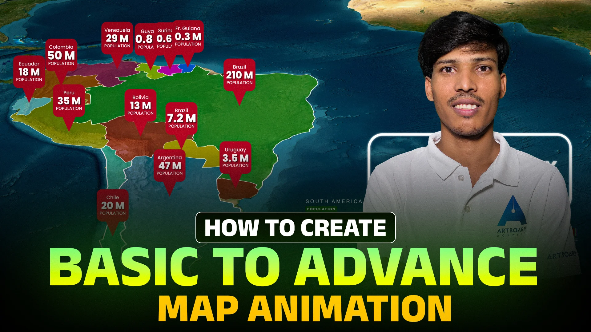 How to create basic to advance map animation