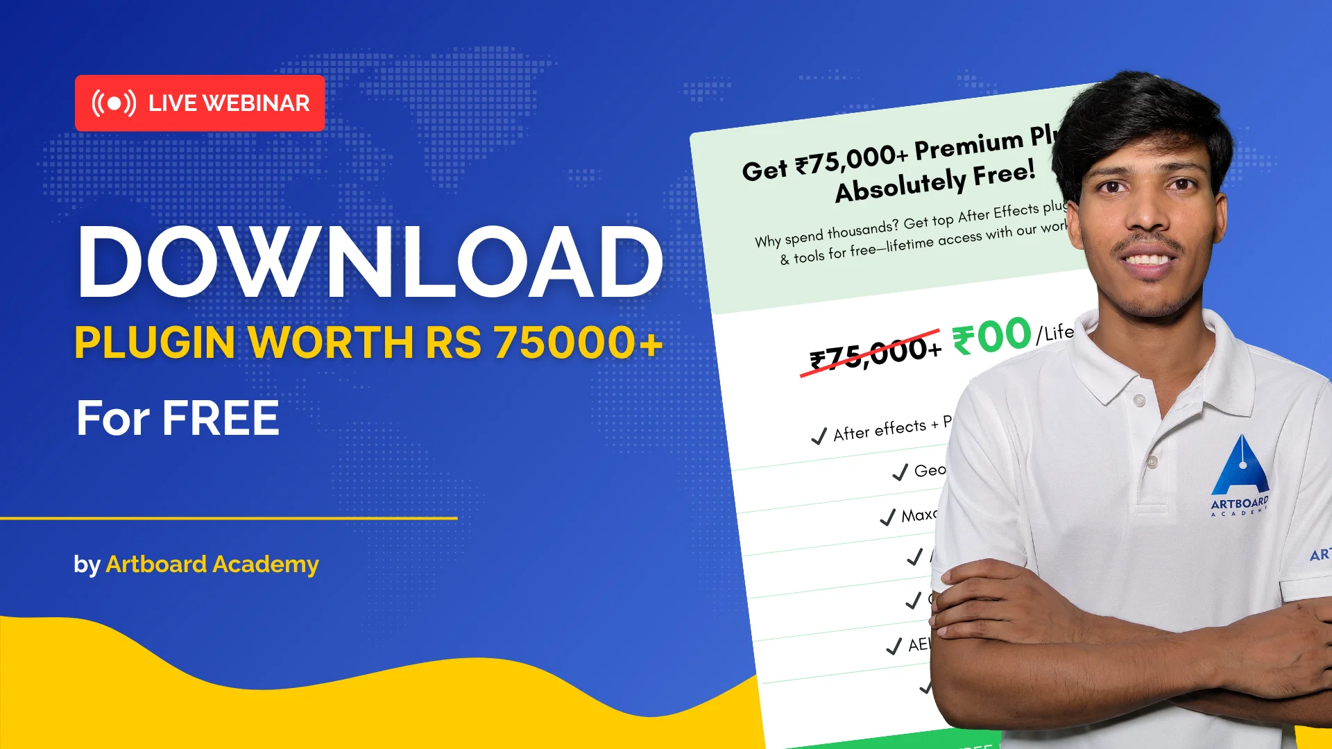 Plugins worth 75000rs