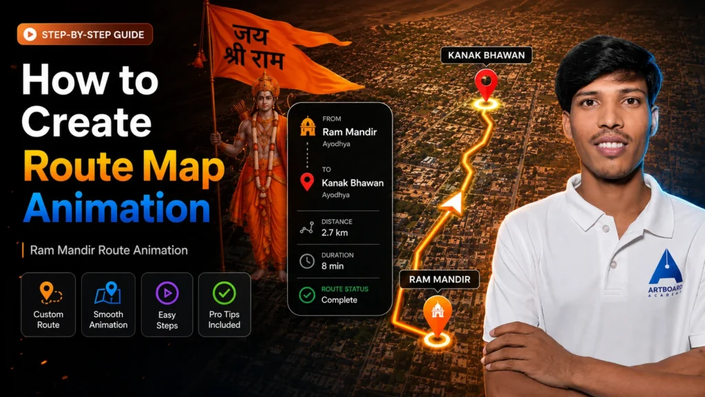 How to Create Route Map Animation