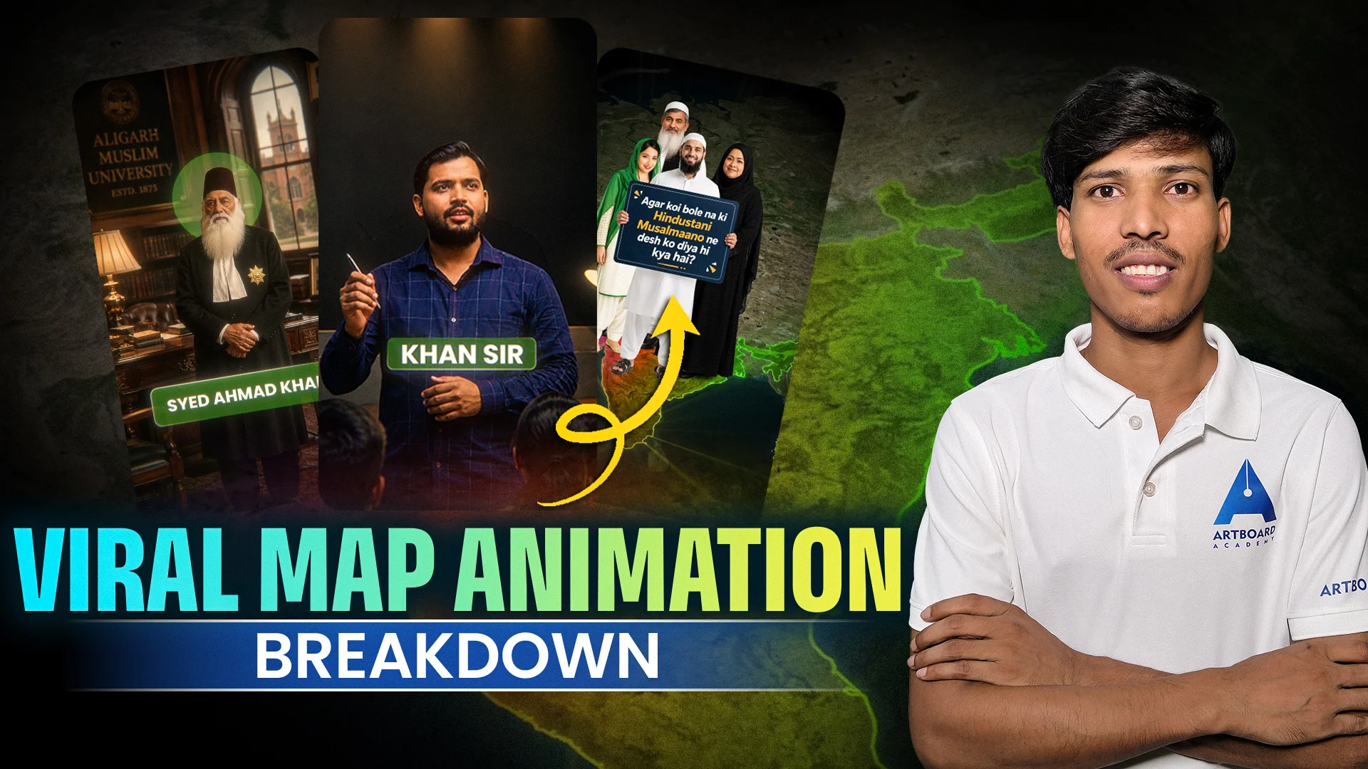 Viral Map Animation