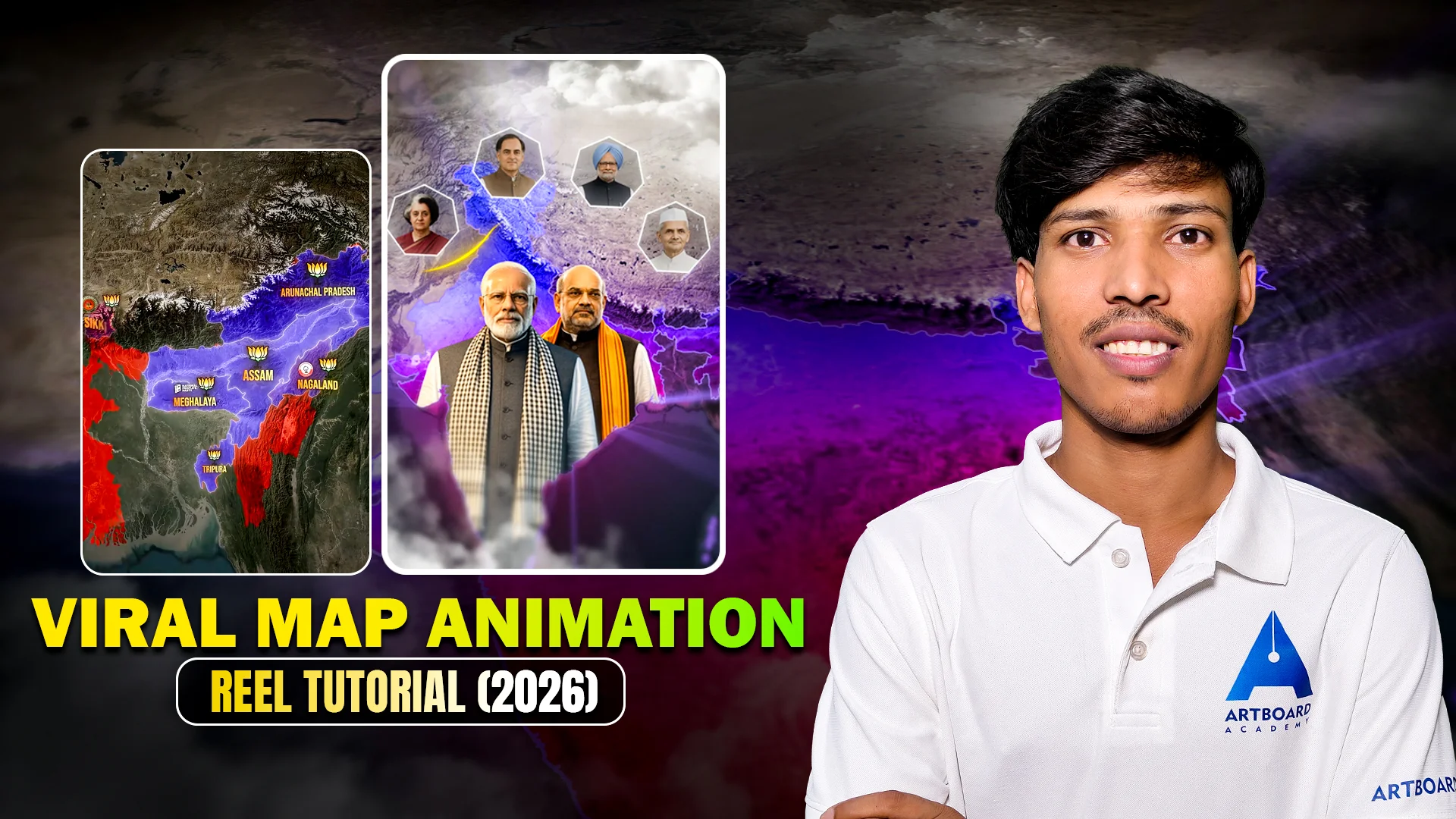 Viral Map Animation